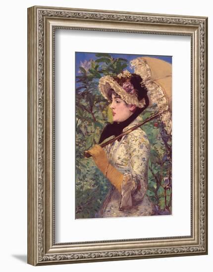 Le Printemps-Edouard Manet-Framed Premium Giclee Print