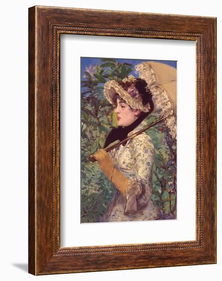 Le Printemps-Edouard Manet-Framed Premium Giclee Print