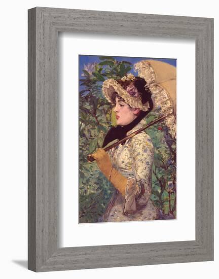 Le Printemps-Edouard Manet-Framed Premium Giclee Print