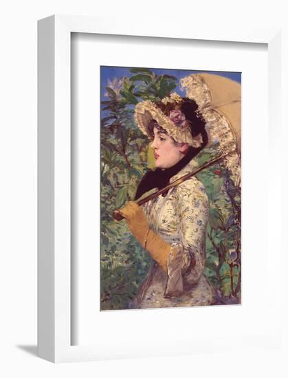 Le Printemps-Edouard Manet-Framed Premium Giclee Print