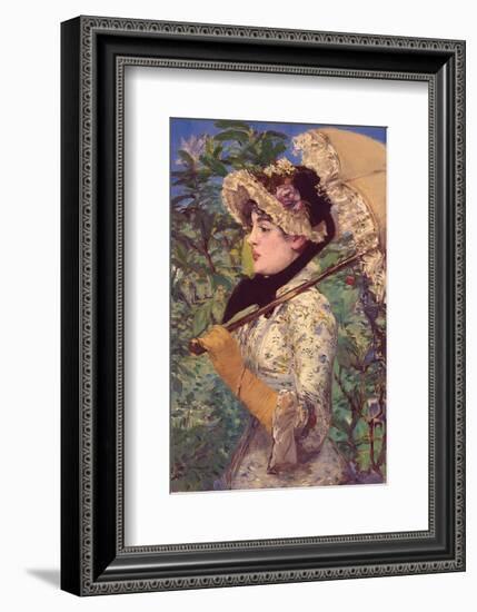 Le Printemps-Edouard Manet-Framed Art Print