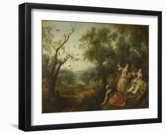 Le Printemps-Nicolas Lancret-Framed Premium Giclee Print