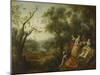 Le Printemps-Nicolas Lancret-Mounted Premium Giclee Print