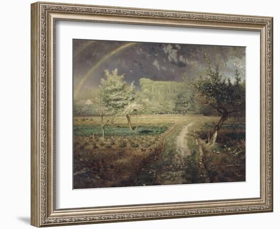 Le printemps-Jean-François Millet-Framed Giclee Print