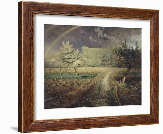 Le printemps-Jean-François Millet-Framed Giclee Print