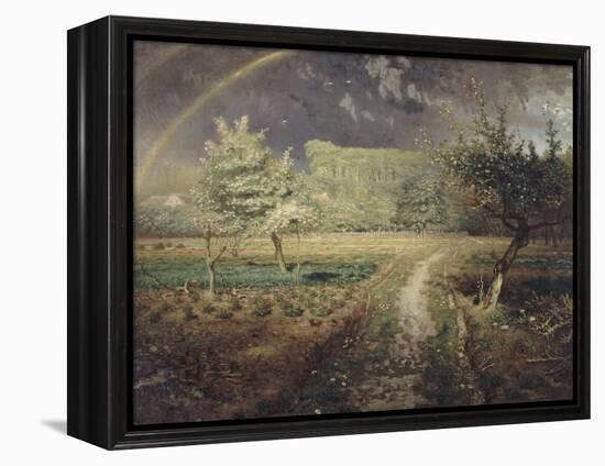 Le printemps-Jean-François Millet-Framed Premier Image Canvas