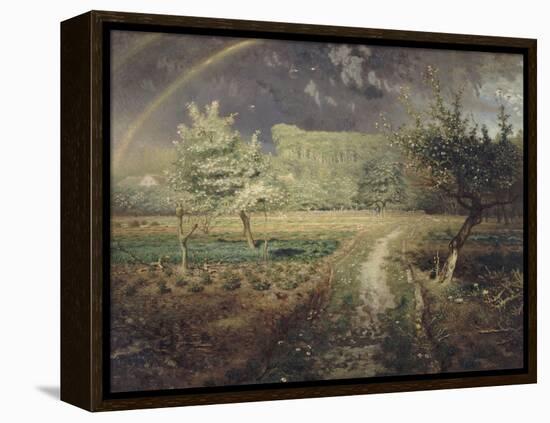 Le printemps-Jean-François Millet-Framed Premier Image Canvas