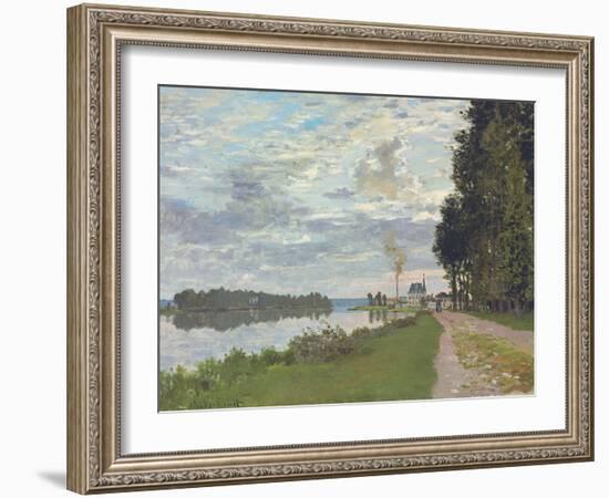 Le Promenade D'Argenteuil, 1872-Claude Monet-Framed Giclee Print