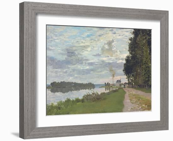 Le Promenade D'Argenteuil, 1872-Claude Monet-Framed Giclee Print