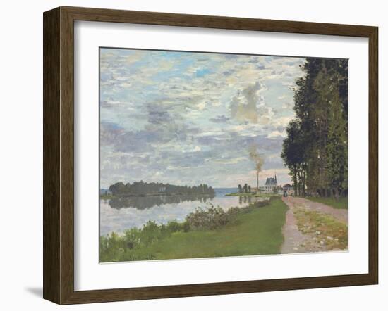 Le Promenade D'Argenteuil, 1872-Claude Monet-Framed Giclee Print