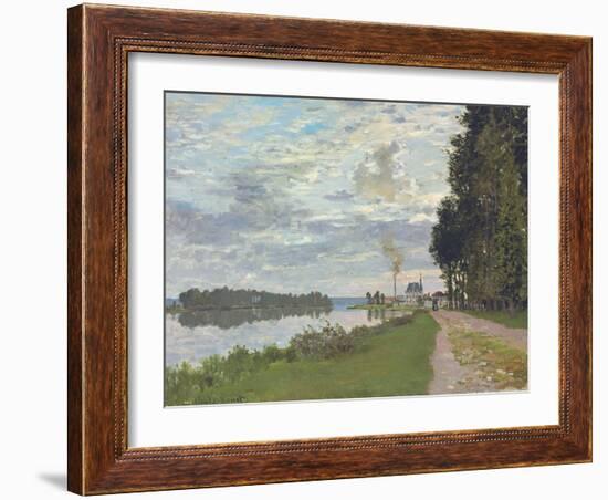 Le Promenade D'Argenteuil, 1872-Claude Monet-Framed Giclee Print