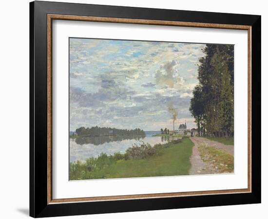 Le Promenade D'Argenteuil, 1872-Claude Monet-Framed Giclee Print