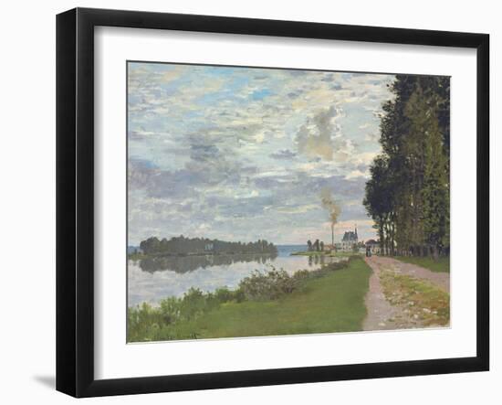 Le Promenade D'Argenteuil, 1872-Claude Monet-Framed Giclee Print