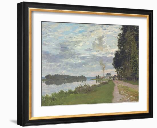 Le Promenade D'Argenteuil, 1872-Claude Monet-Framed Giclee Print