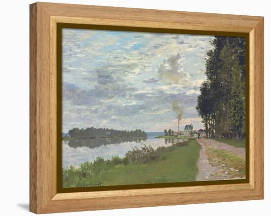 Le Promenade D'Argenteuil, 1872-Claude Monet-Framed Premier Image Canvas