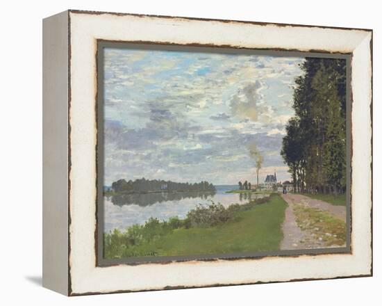 Le Promenade D'Argenteuil, 1872-Claude Monet-Framed Premier Image Canvas