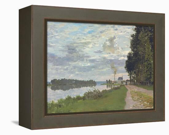 Le Promenade D'Argenteuil, 1872-Claude Monet-Framed Premier Image Canvas