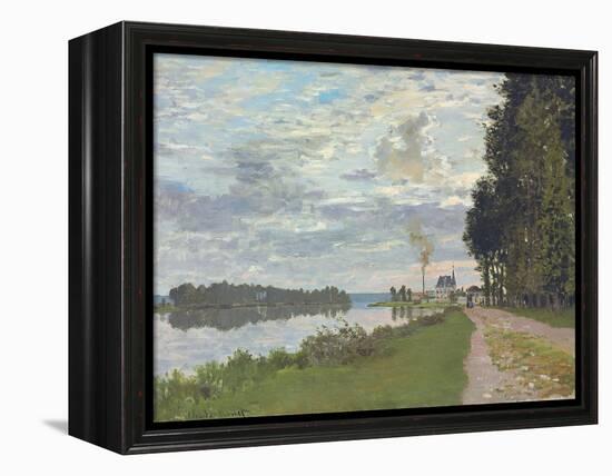 Le Promenade D'Argenteuil, 1872-Claude Monet-Framed Premier Image Canvas