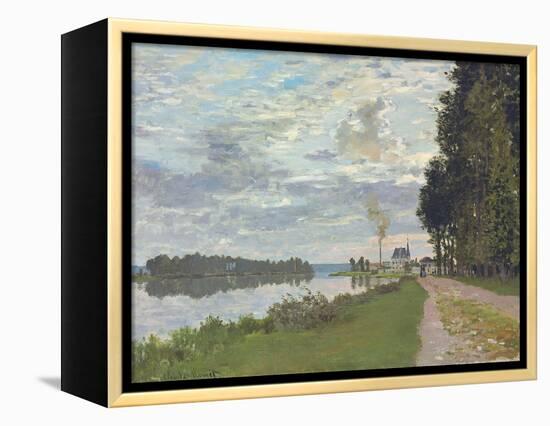 Le Promenade D'Argenteuil, 1872-Claude Monet-Framed Premier Image Canvas