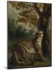 Le Puma, dit aussi Lionne guettant une proie-Eugene Delacroix-Mounted Giclee Print