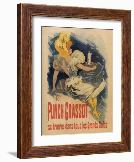 Le Punch Grassot-Jules Chéret-Framed Art Print