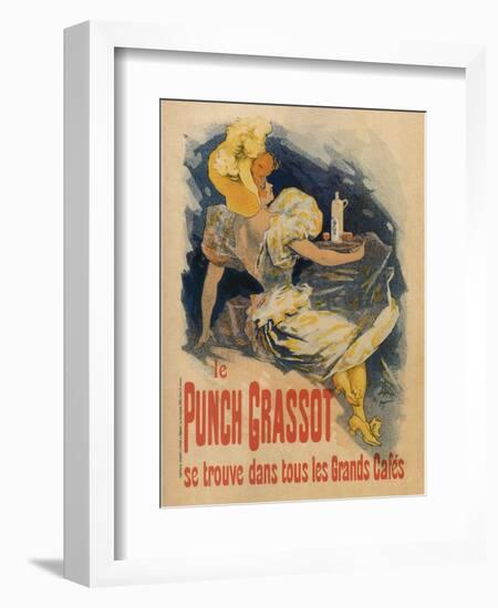 Le Punch Grassot-Jules Chéret-Framed Art Print