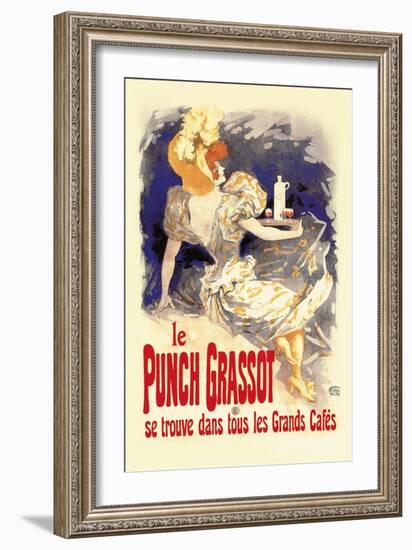 Le Punch Grassot-Jules Chéret-Framed Art Print