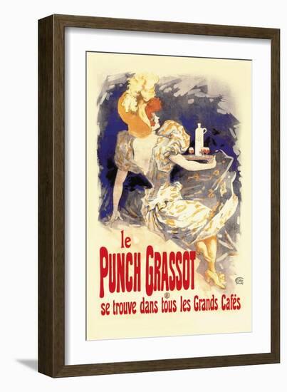 Le Punch Grassot-Jules Chéret-Framed Art Print