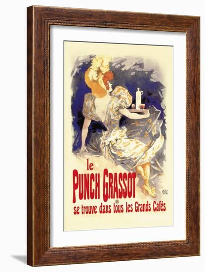 Le Punch Grassot-Jules Chéret-Framed Art Print