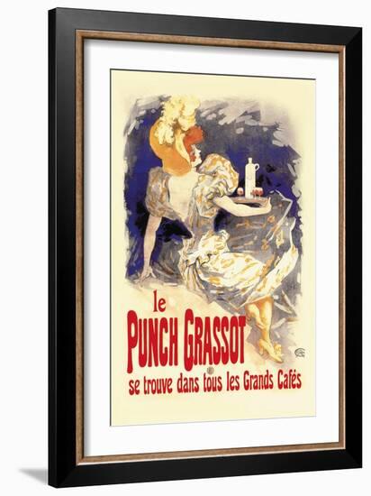 Le Punch Grassot-Jules Chéret-Framed Art Print