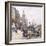 Le Quai Aux Fleurs and Hotel-Eugene Galien-Laloue-Framed Giclee Print