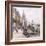 Le Quai Aux Fleurs and Hotel-Eugene Galien-Laloue-Framed Giclee Print