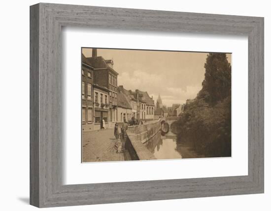 'Le Quai des Ménétriers', c1928-Unknown-Framed Photographic Print