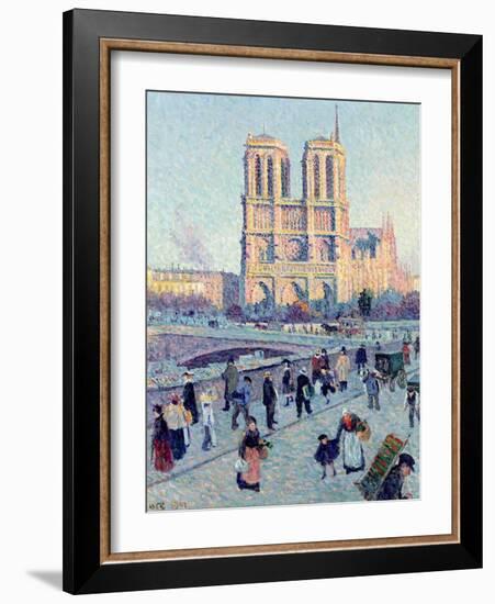 Le Quai St. Michel and Notre Dame, 1901-Maximilien Luce-Framed Giclee Print