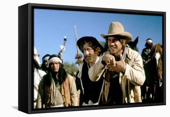 Le Rabbin au Far West THE FRISCO KID by Robert Aldrich with Gene Wilder and Harrison Ford, 1979 (ph-null-Framed Stretched Canvas