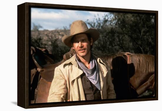 Le Rabbin au Far West THE FRISCO KID by Robert Aldrich with Harrison Ford, 1979 (photo)-null-Framed Stretched Canvas