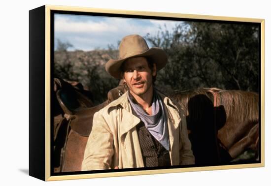 Le Rabbin au Far West THE FRISCO KID by Robert Aldrich with Harrison Ford, 1979 (photo)-null-Framed Stretched Canvas