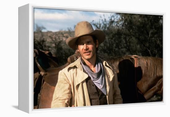 Le Rabbin au Far West THE FRISCO KID by Robert Aldrich with Harrison Ford, 1979 (photo)-null-Framed Stretched Canvas