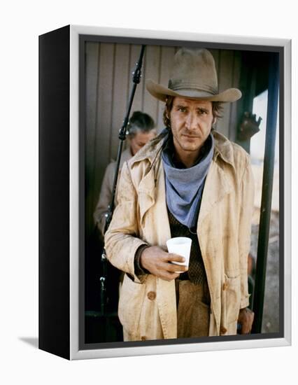 Le Rabbin au Far West THE FRISCO KID by Robert Aldrich with Harrison Ford, 1979 (photo)-null-Framed Stretched Canvas
