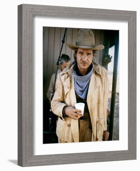 Le Rabbin au Far West THE FRISCO KID by Robert Aldrich with Harrison Ford, 1979 (photo)-null-Framed Photo