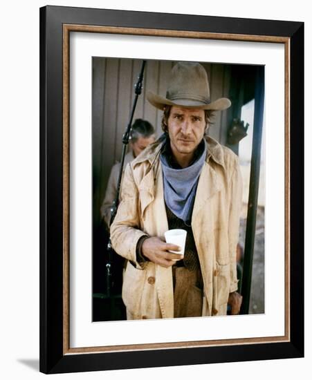 Le Rabbin au Far West THE FRISCO KID by Robert Aldrich with Harrison Ford, 1979 (photo)-null-Framed Photo