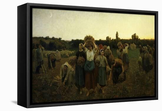 Le Rappel Des Glaneuses (Return of the Gleaners), 1859 (Mi 289)-Jules Breton-Framed Premier Image Canvas