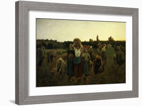 Le Rappel Des Glaneuses (Return of the Gleaners), 1859 (Mi 289)-Jules Breton-Framed Giclee Print