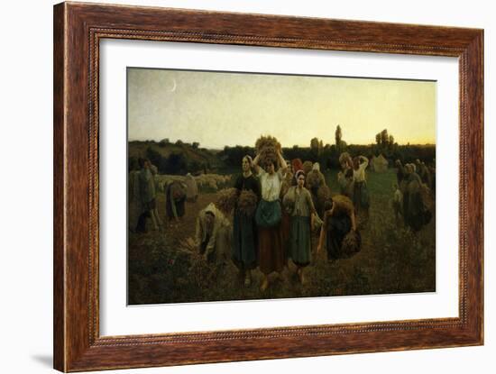 Le Rappel Des Glaneuses (Return of the Gleaners), 1859 (Mi 289)-Jules Breton-Framed Giclee Print