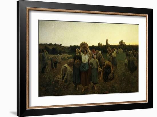 Le Rappel Des Glaneuses (Return of the Gleaners), 1859 (Mi 289)-Jules Breton-Framed Giclee Print