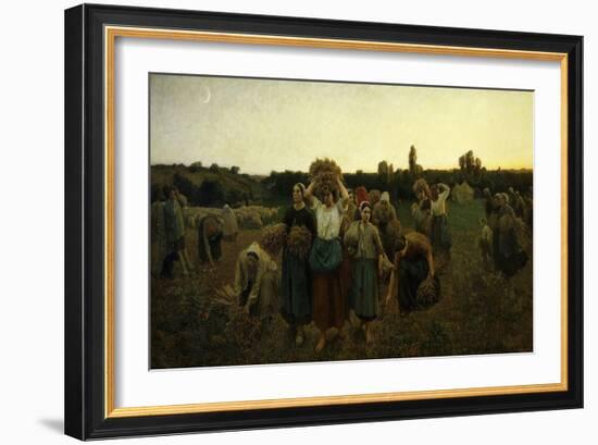 Le Rappel Des Glaneuses (Return of the Gleaners), 1859 (Mi 289)-Jules Breton-Framed Giclee Print