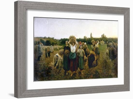 Le rappel des glaneuses-Jules Breton-Framed Giclee Print