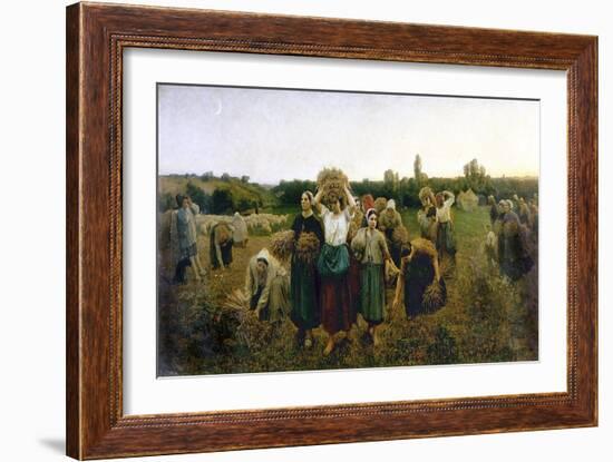 Le rappel des glaneuses-Jules Breton-Framed Giclee Print