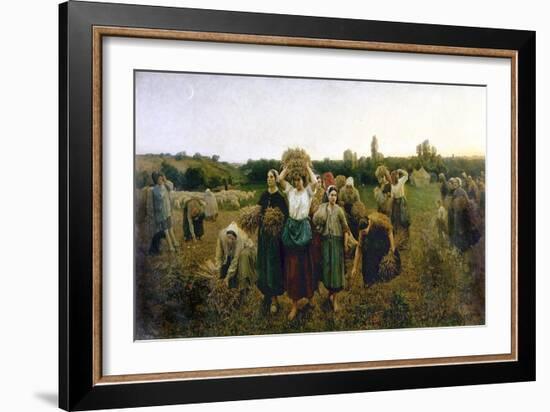 Le rappel des glaneuses-Jules Breton-Framed Giclee Print