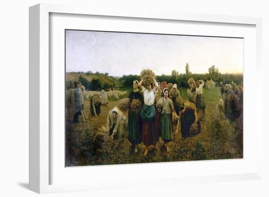 Le rappel des glaneuses-Jules Breton-Framed Giclee Print